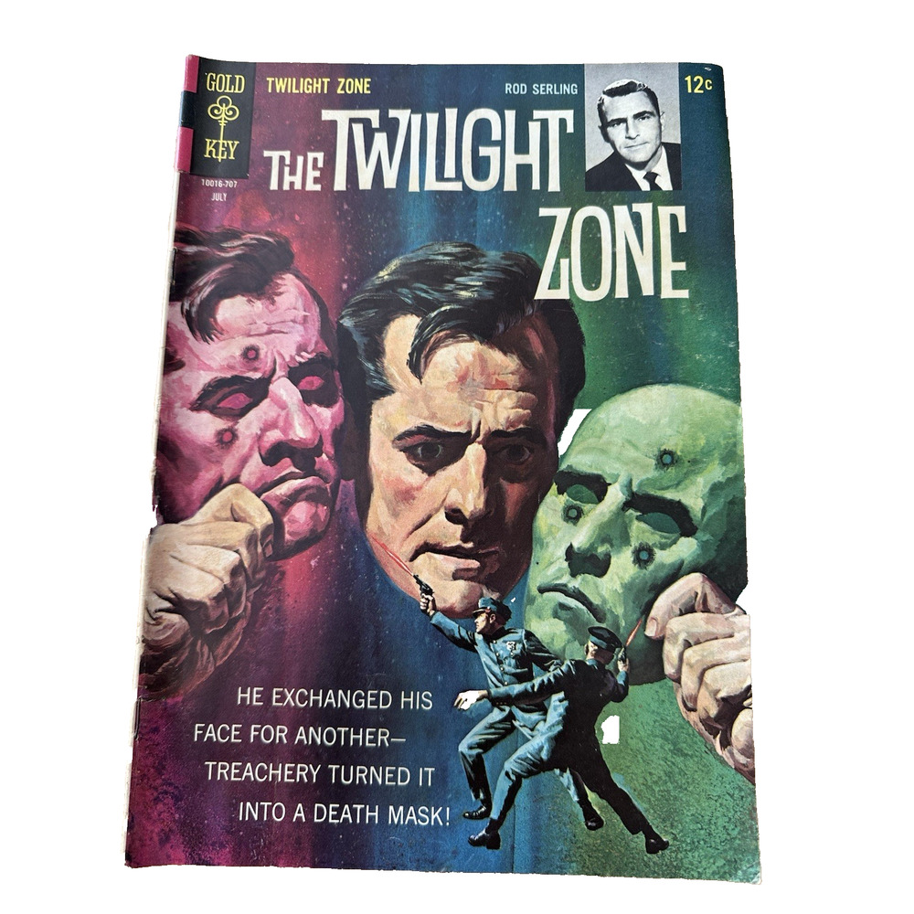 Gold Key Comics, The Twilight Zone #22, The Mask, 1967 Rod Serling Very Good VTG